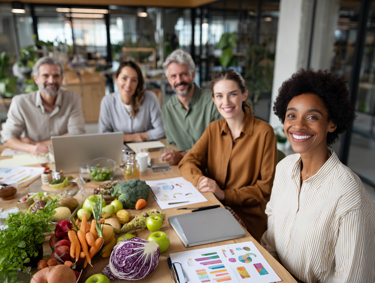 Сім'я готує здорову їжу разом на кухні